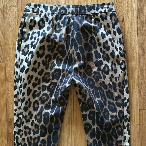 Altuzarra IT 40 US 4 cheetah pants slight flare inseam 32” great pre owned cond - Picture 8 of 10